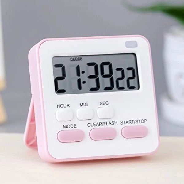 Digital Kitchen Timer, Big Digits Loud Alarm Oven Timer And Clock